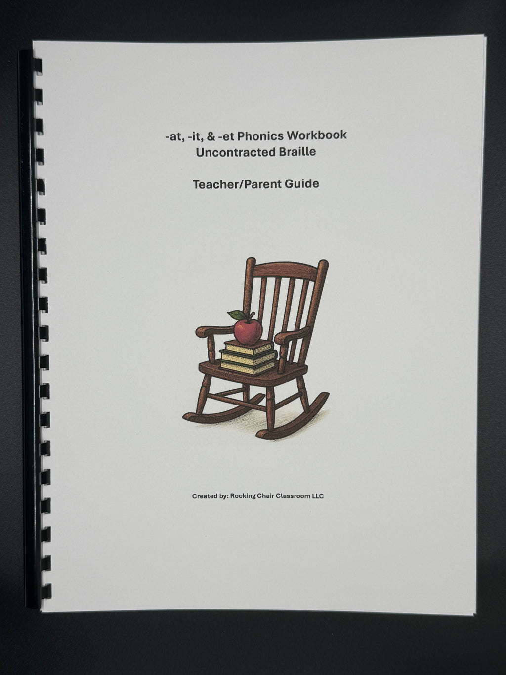 Braille Phonics: Series 1: Book 1 -at, -it, -et (uncontracted)