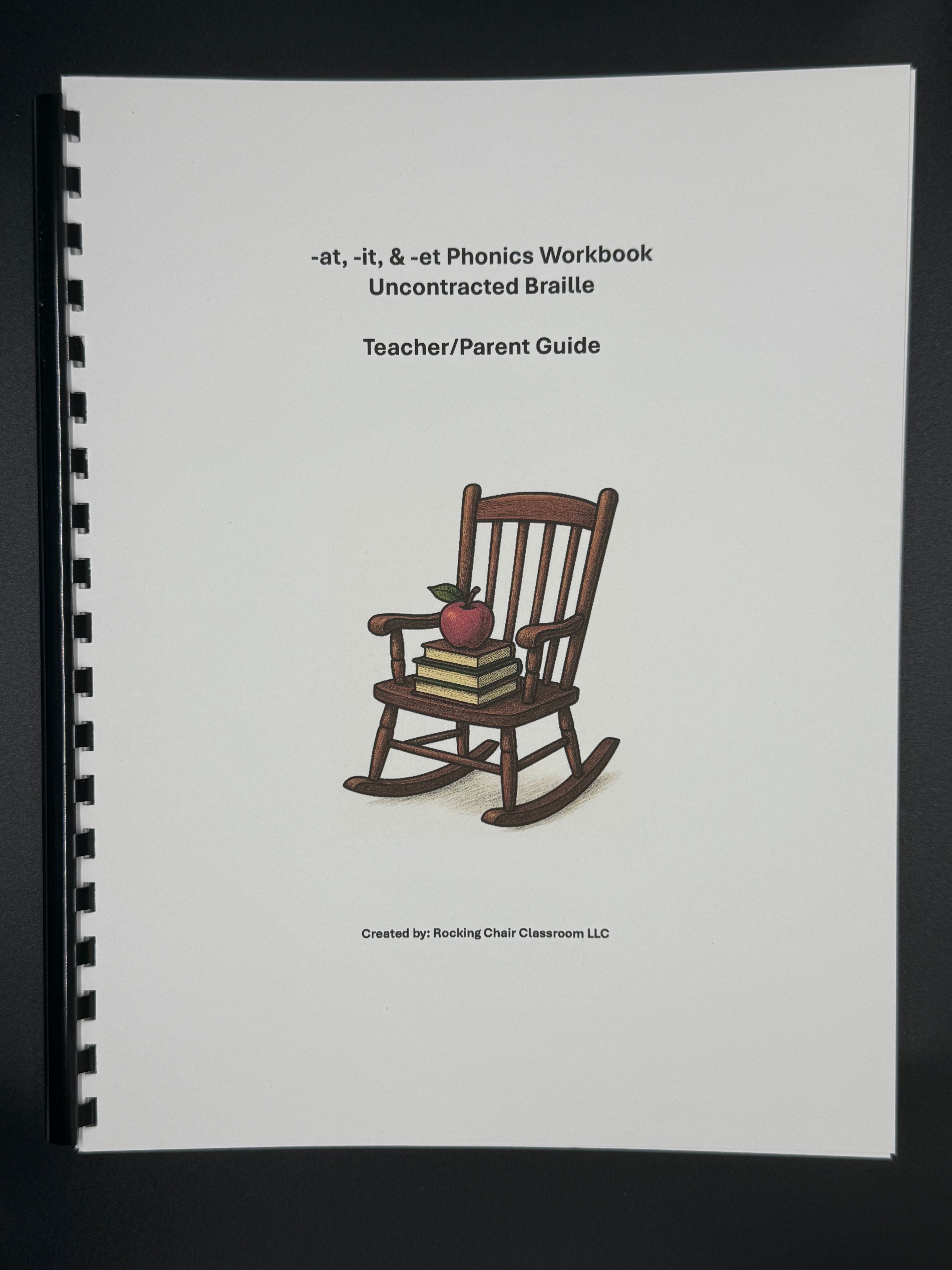 Braille Phonics: Series 1: Book 1 -at, -it, -et (uncontracted)