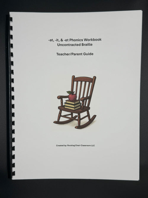 Braille Phonics: Series 1: Book 1 -at, -it, -et (uncontracted)