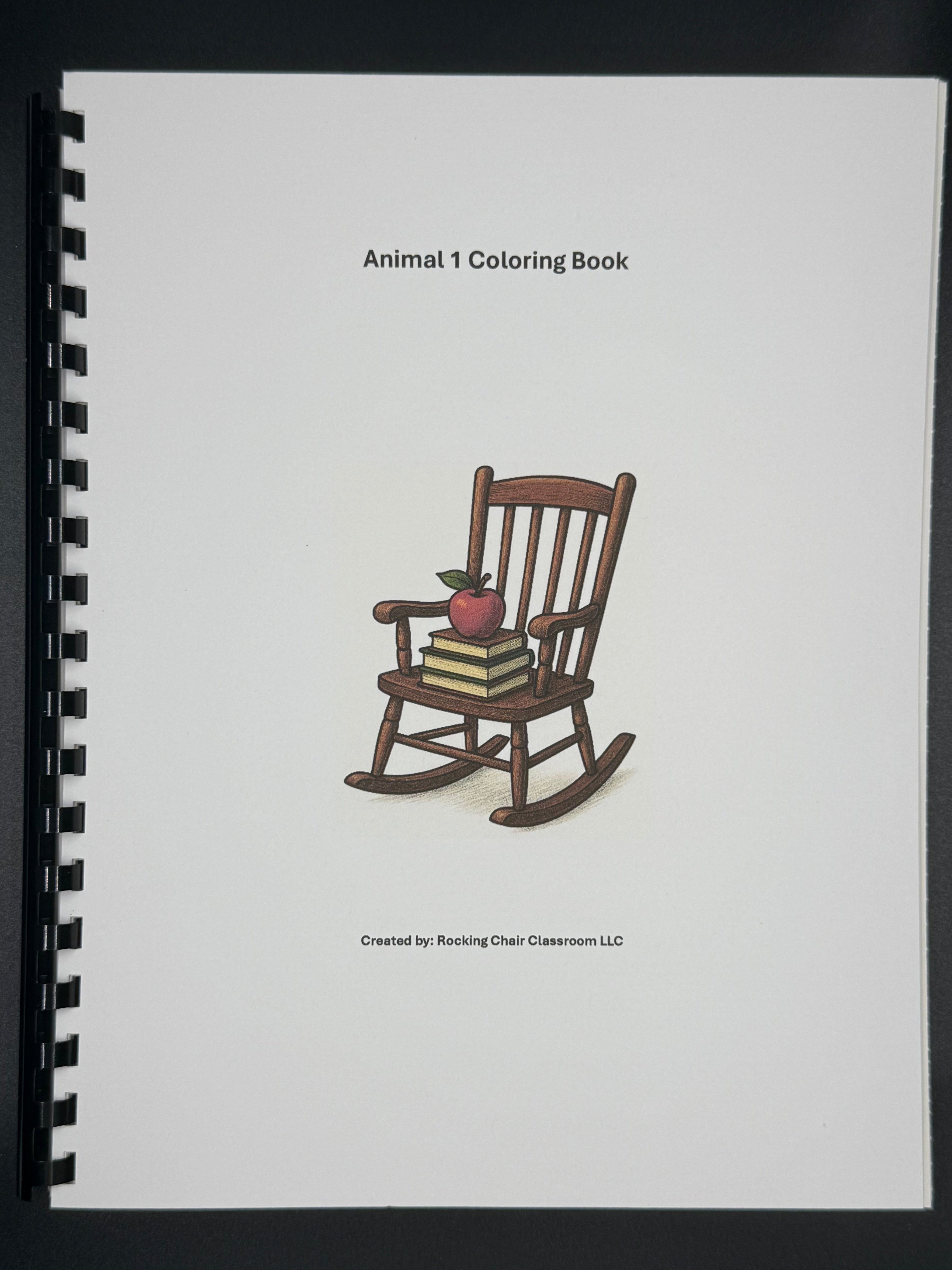 Animal 1 Coloring Book